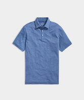Vineyard Vines St. Jean Stripe Sankaty Polo | Blue Depth Tejeda